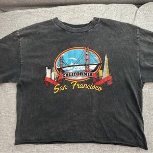 Brandy Melville (J.Galt) San Francisco crop tee, one size fits all